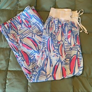 Lilly Pulitzer The Beach Pant in Red Right Return